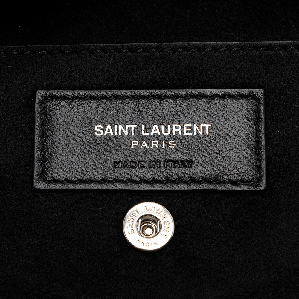 Saint Laurent Leather Teddy Bucket Bag 21397