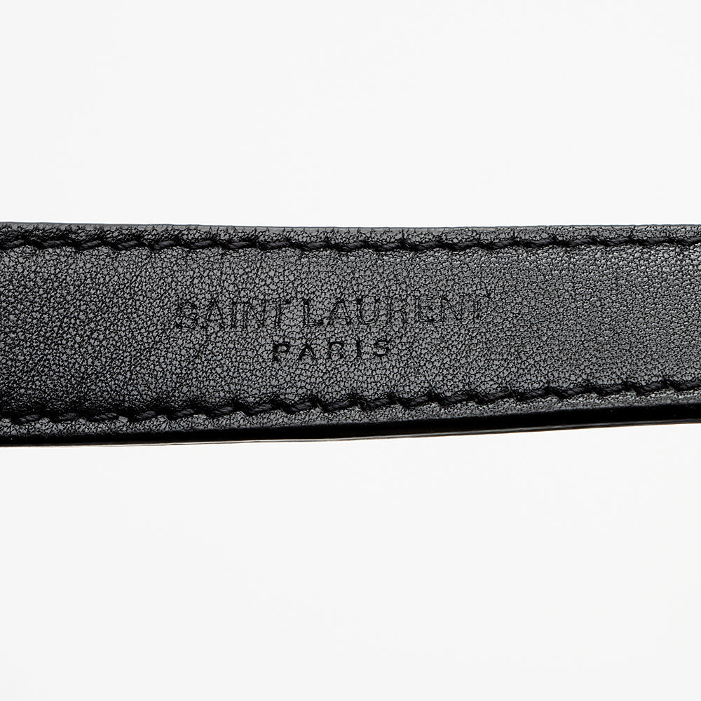 Saint Laurent Leather Teddy Bucket Bag 21397
