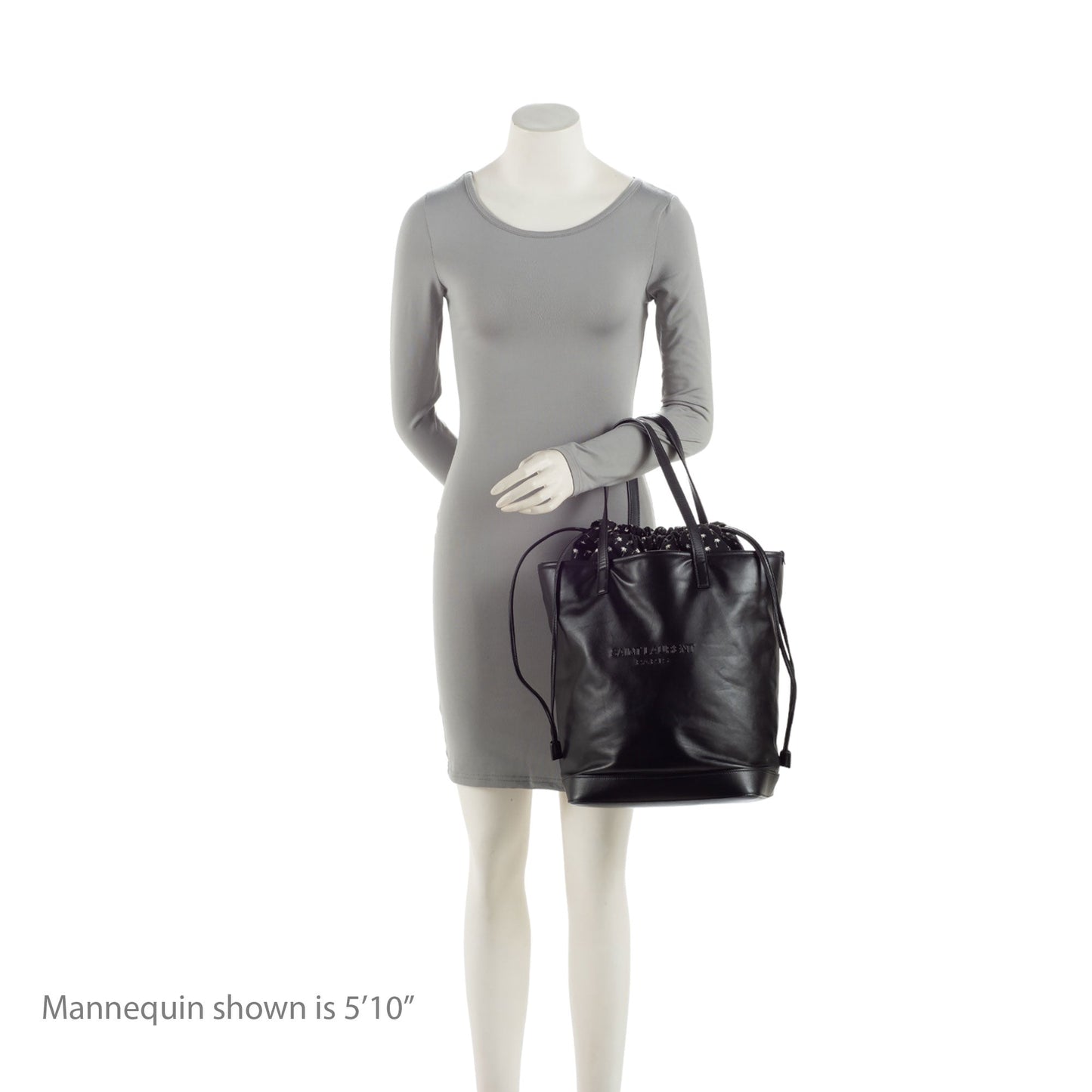 Saint Laurent Leather Teddy Large Bucket Bag s2ALK4