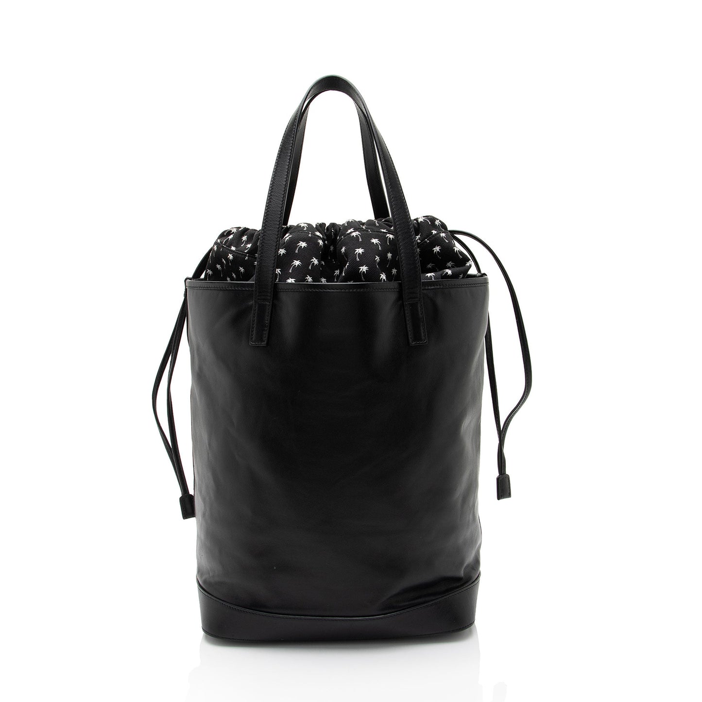Saint Laurent Leather Teddy Large Bucket Bag s2ALK4