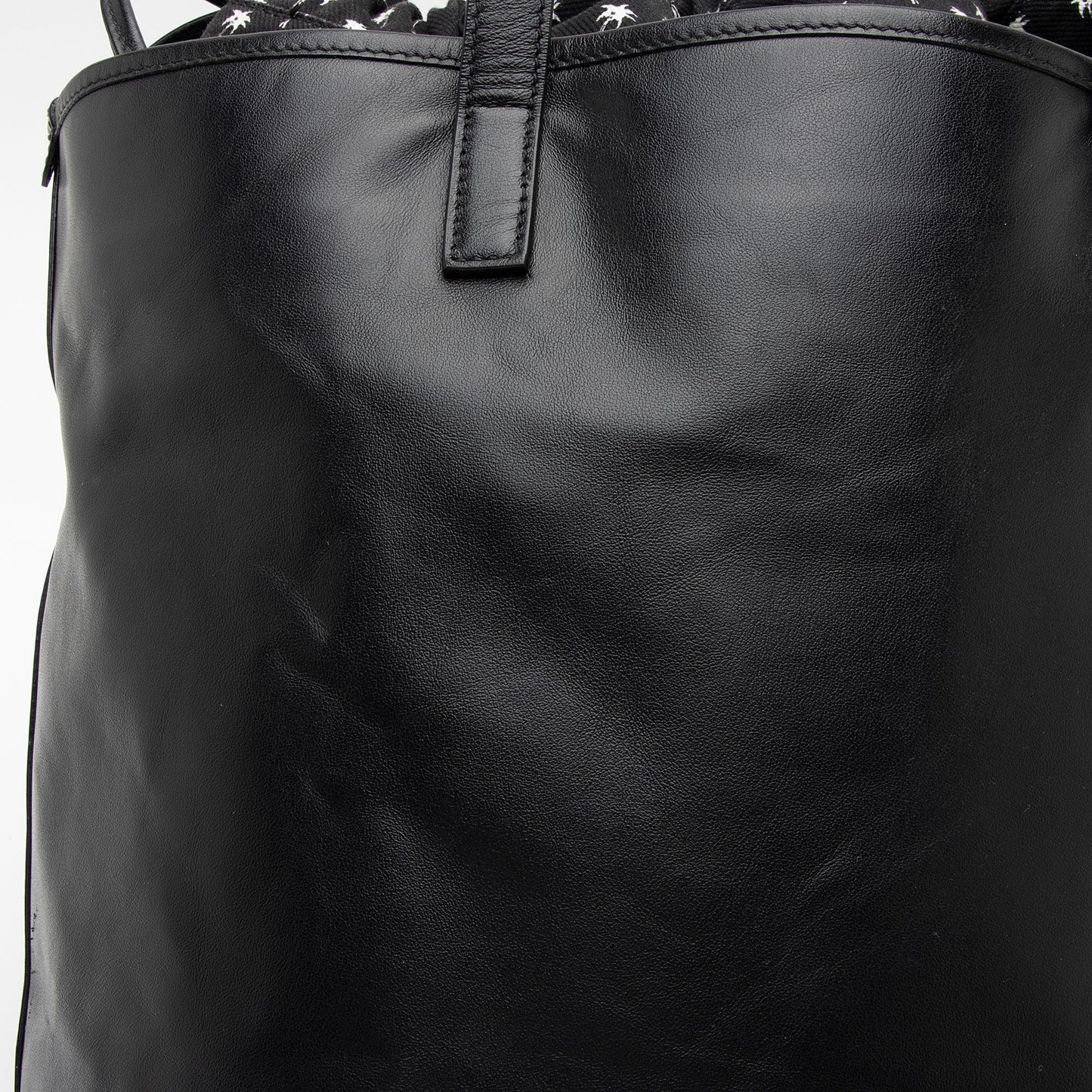 Saint Laurent Leather Teddy Large Bucket Bag s2ALK4