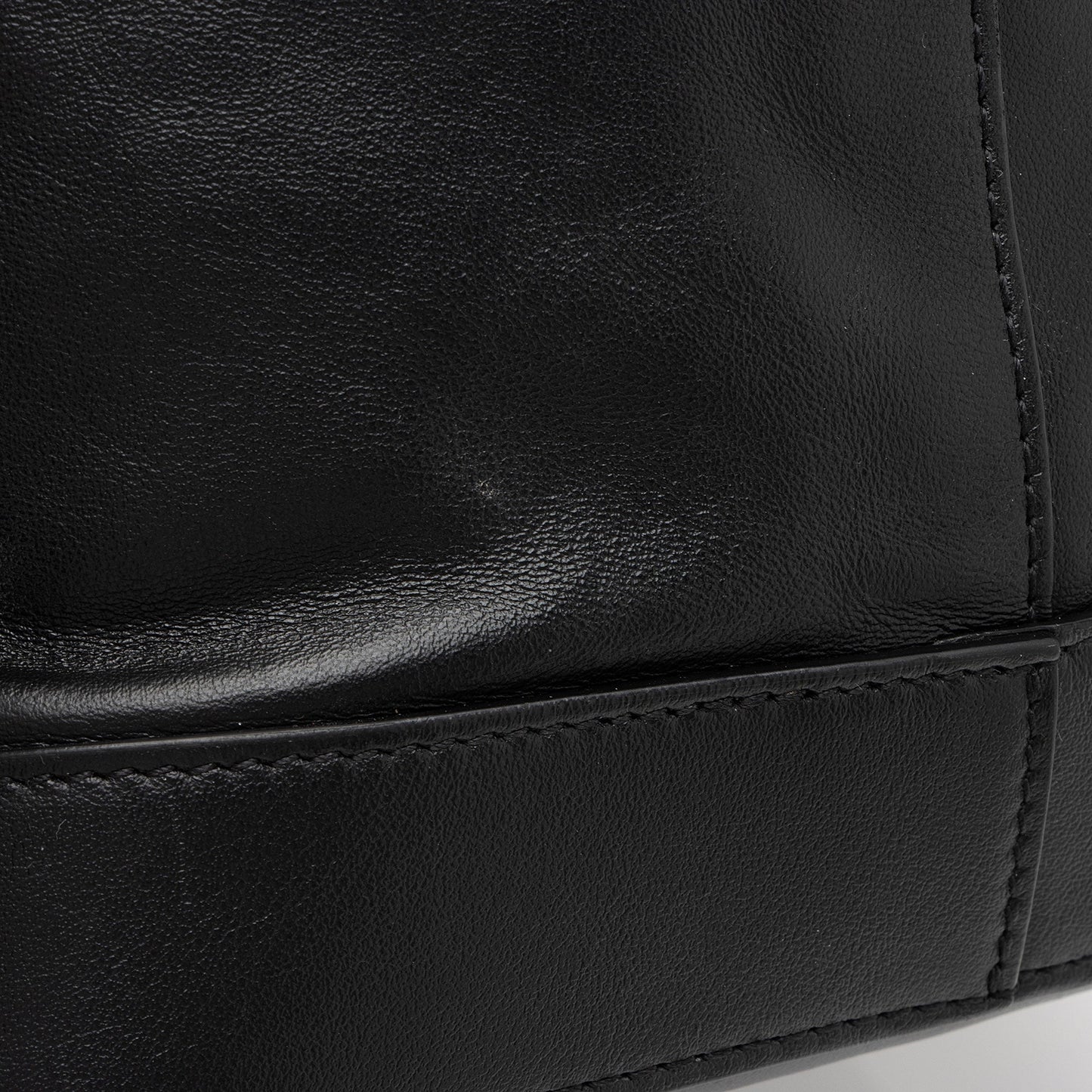 Saint Laurent Leather Teddy Large Bucket Bag s2ALK4