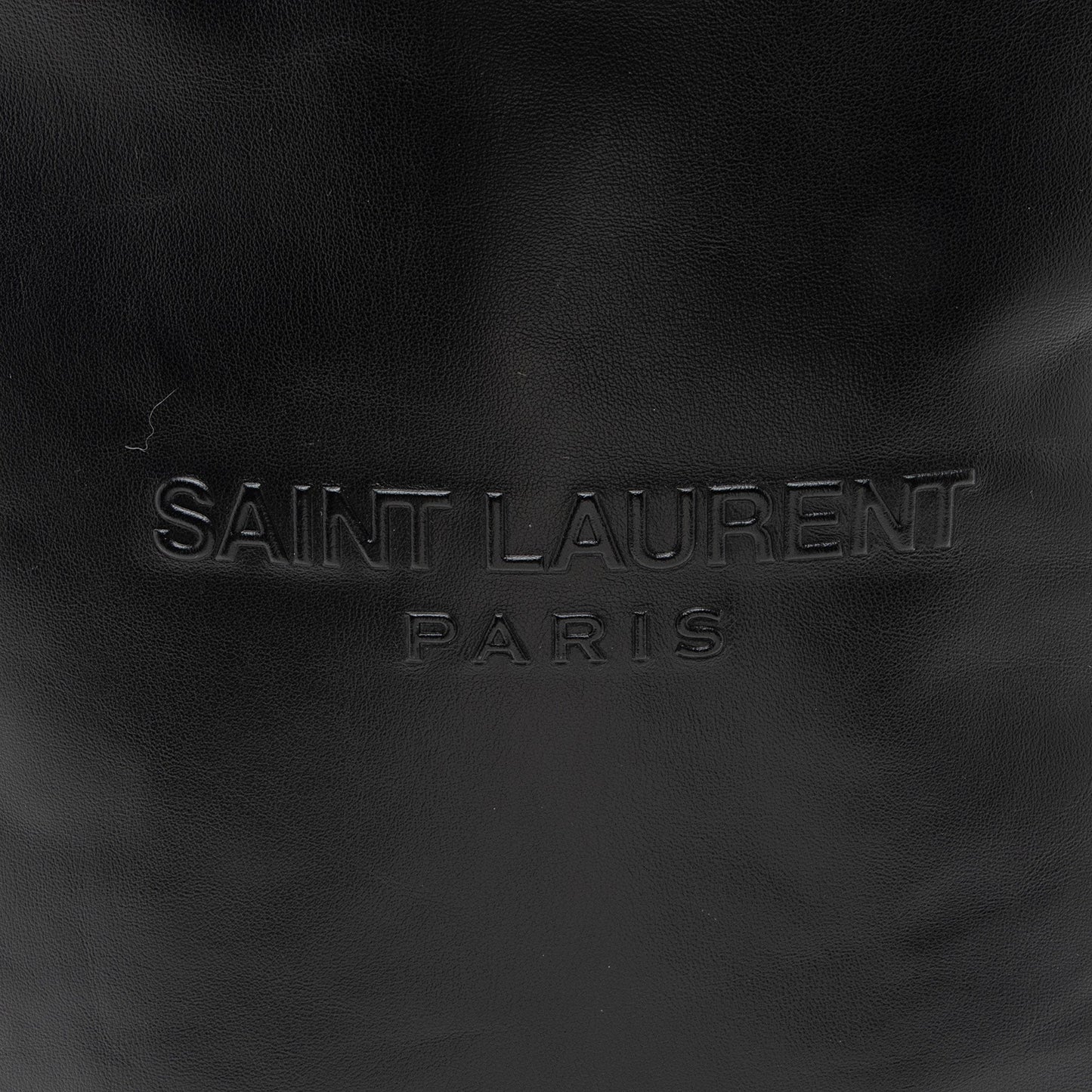 Saint Laurent Leather Teddy Large Bucket Bag s2ALK4