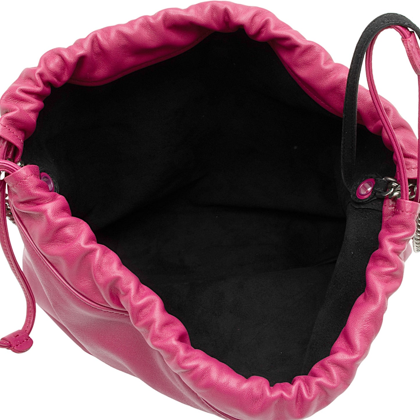 Saint Laurent Leather Teddy Small Bucket Bag xicq3g