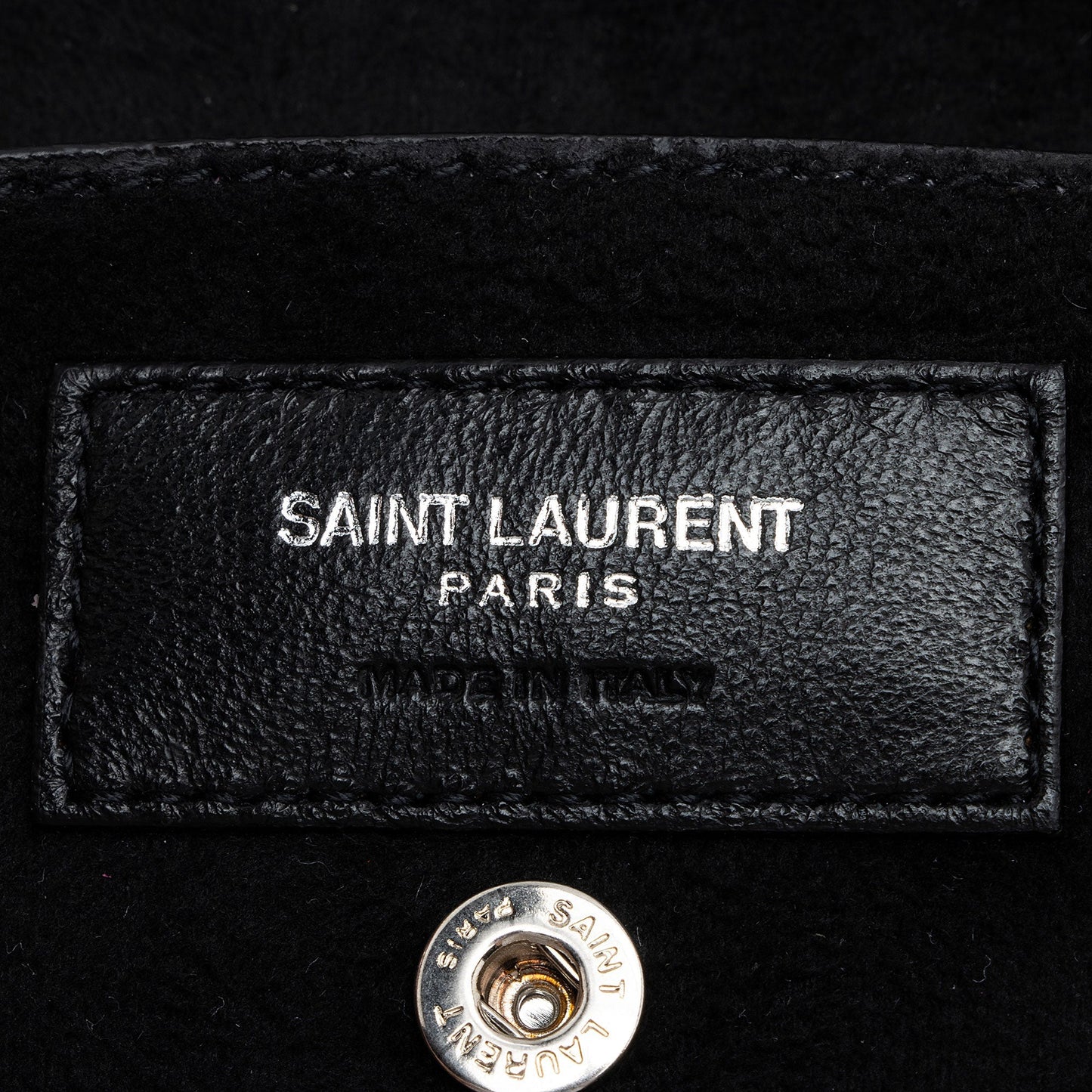 Saint Laurent Leather Teddy Small Bucket Bag xicq3g