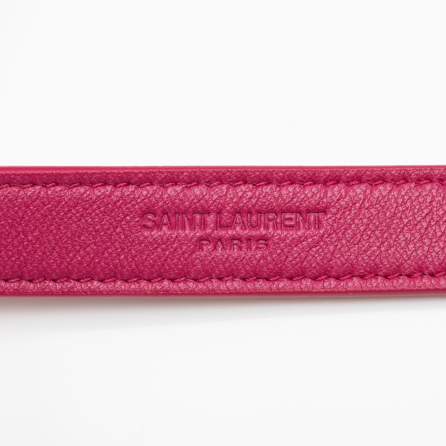 Saint Laurent Leather Teddy Small Bucket Bag xicq3g