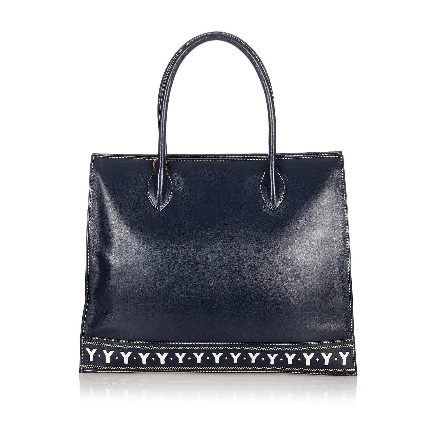 Saint Laurent Leather Tote Bag (SHG-26732