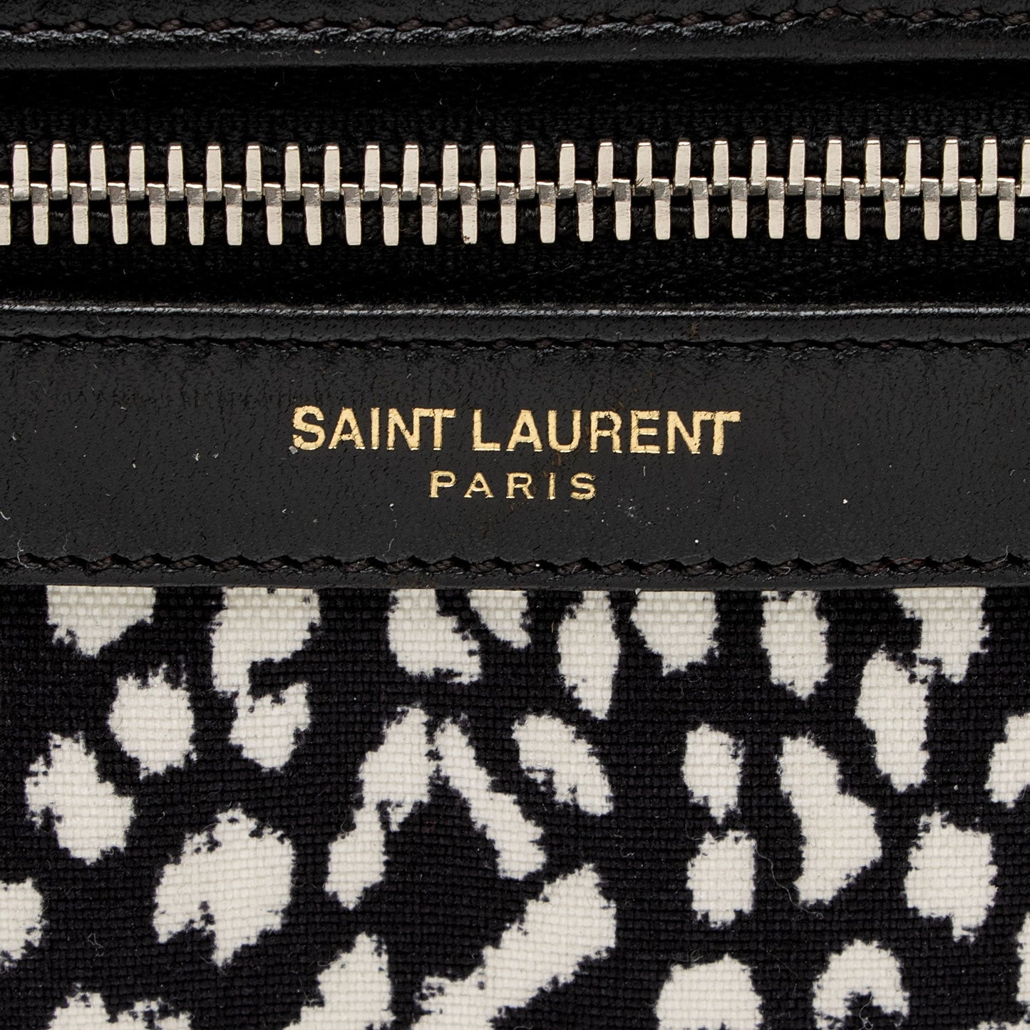 Saint Laurent Leopard Print Canvas City Backpack lc0KDV