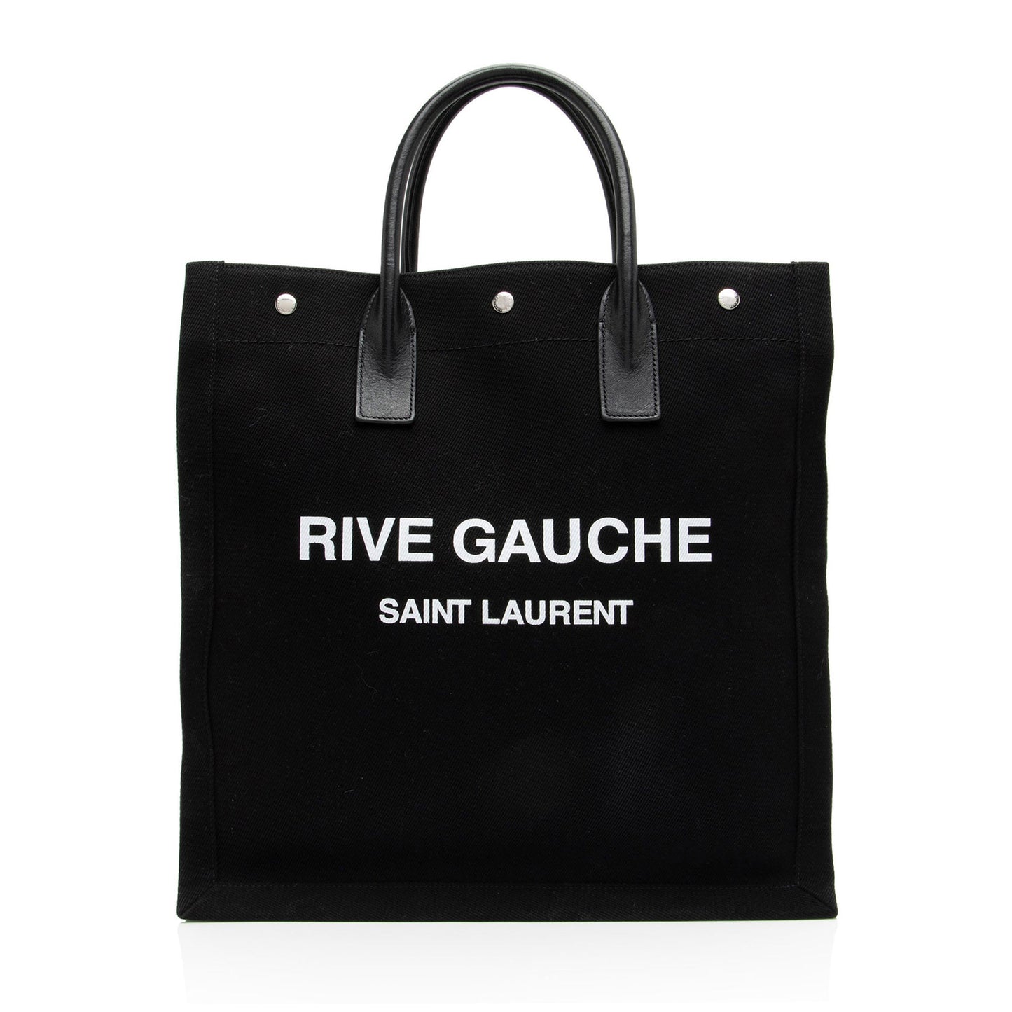 Saint Laurent Linen Calfskin Rive Gauche N/S Tote 6o3kwA