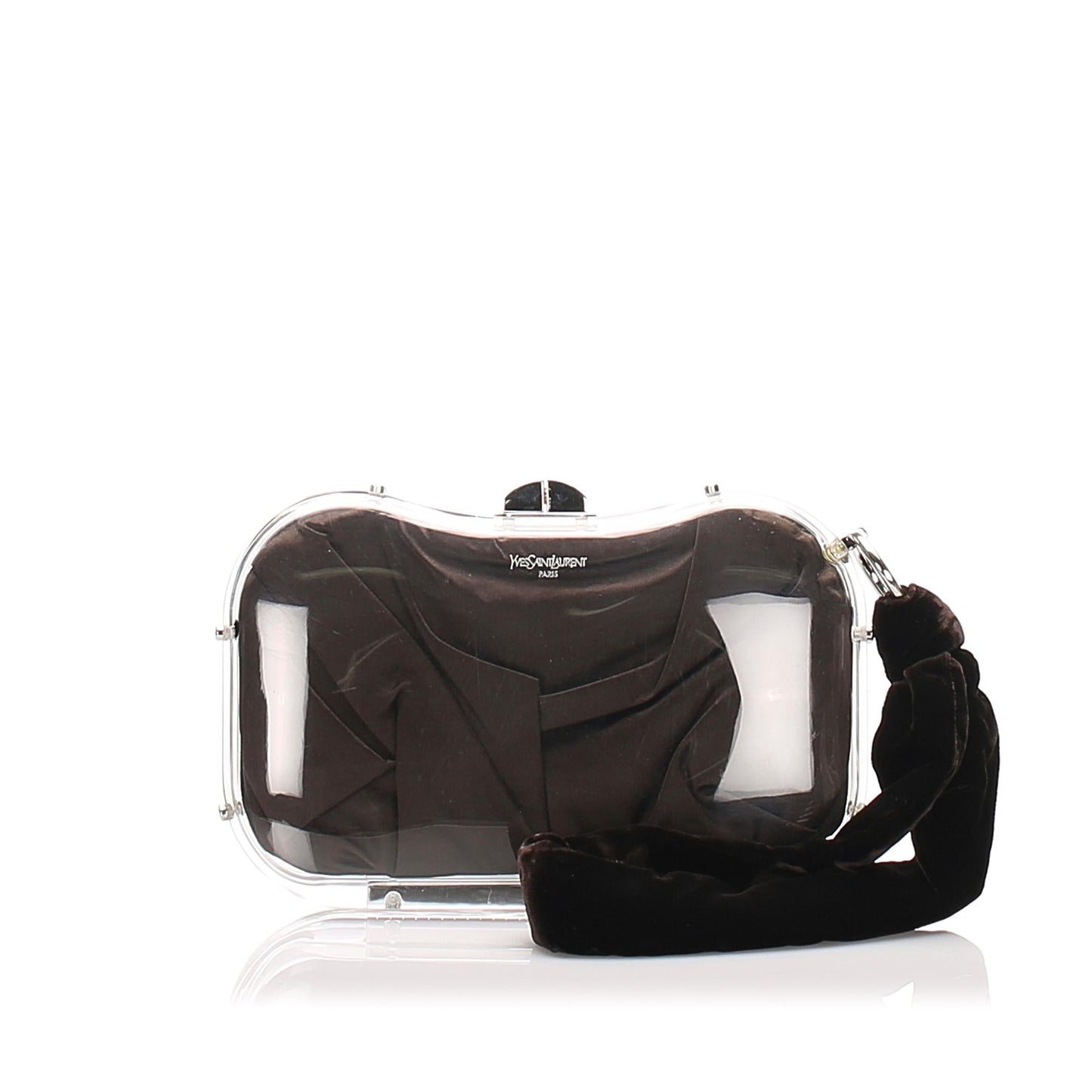 Saint Laurent Lucite Clutch (SHG-26843