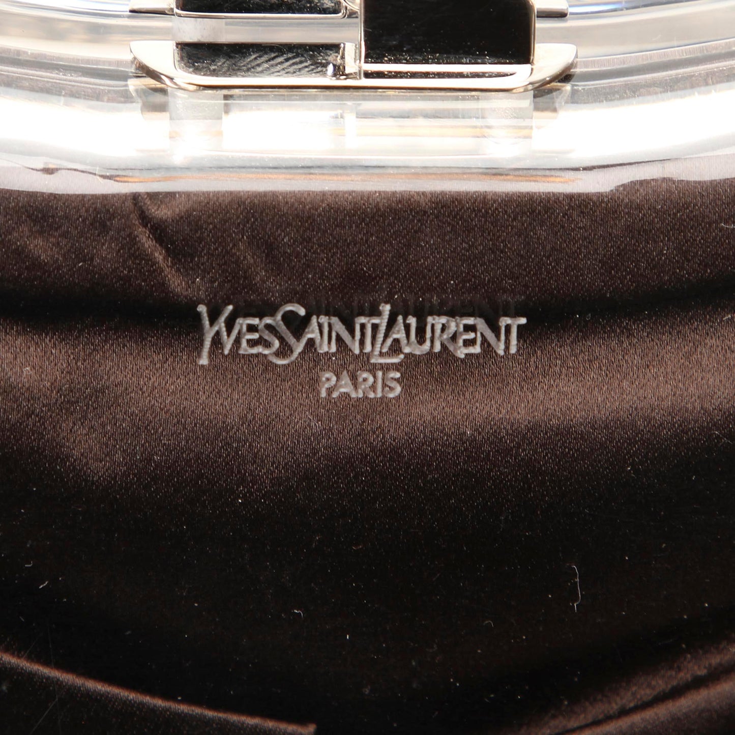 Saint Laurent Lucite Clutch (SHG-26843
