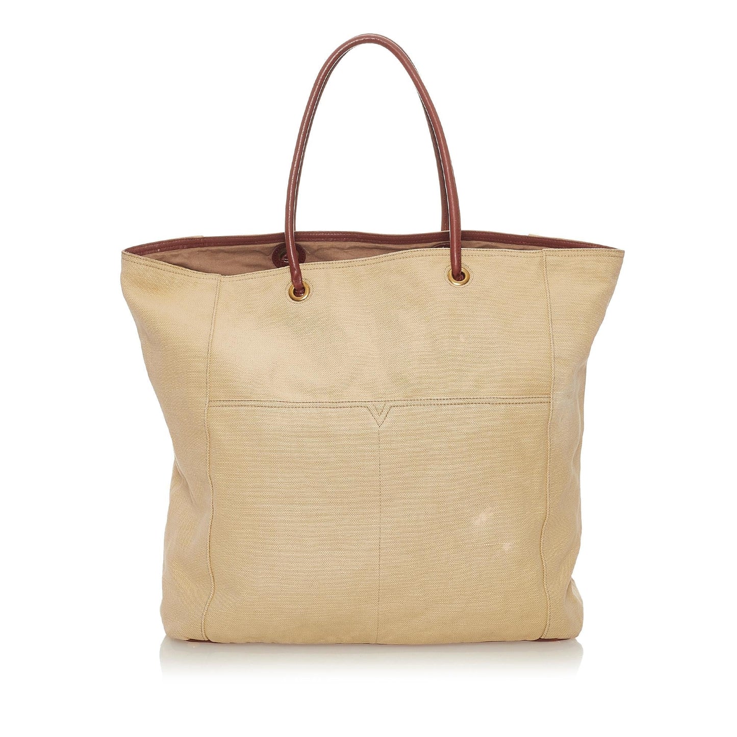 Saint Laurent Lucky Chyc Canvas Tote Bag (SHG-27947