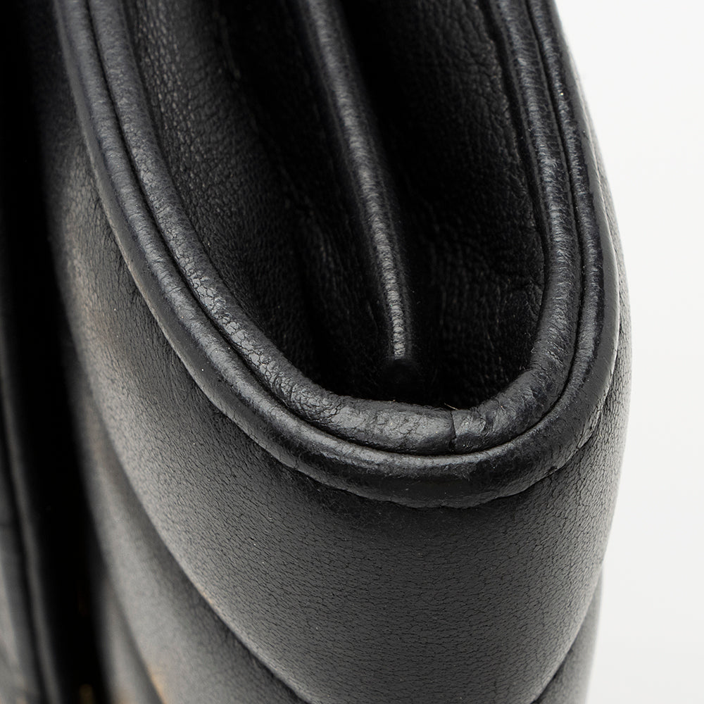 Saint Laurent Matalasse Calfskin Vicky Chain Wallet 21988
