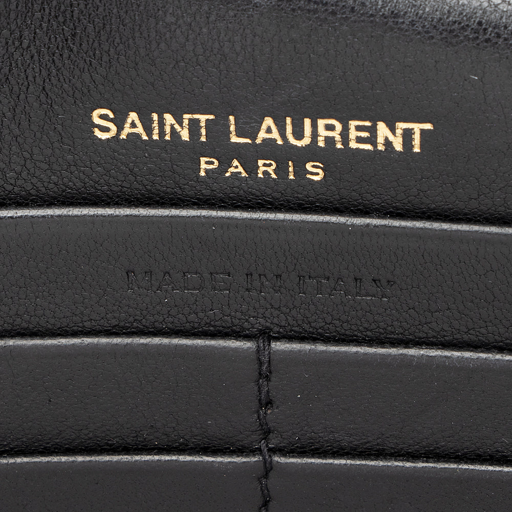 Saint Laurent Matalasse Calfskin Vicky Chain Wallet 21988