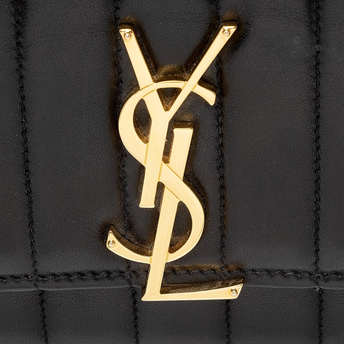 Saint Laurent Matalasse Calfskin Vicky Continental Wallet 22903