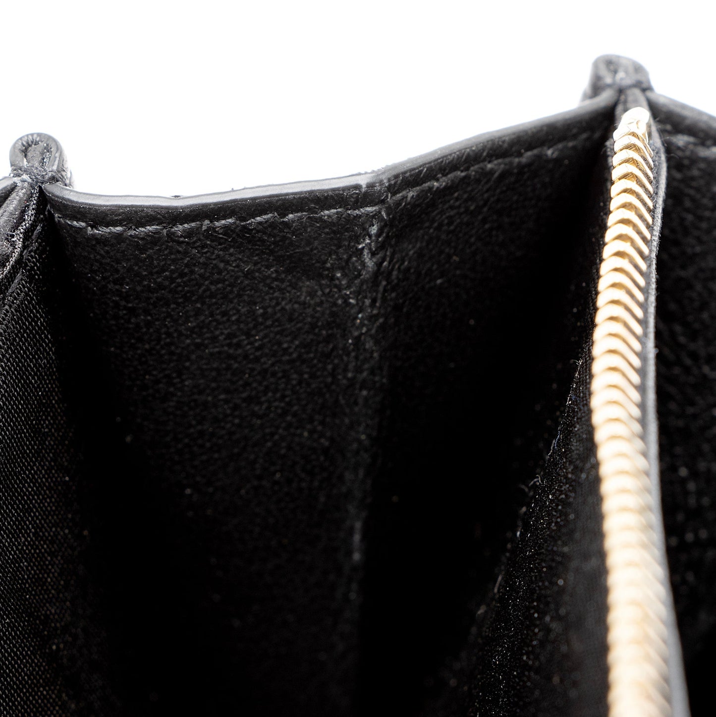 Saint Laurent Matalasse Calfskin Vicky Continental Wallet 22903