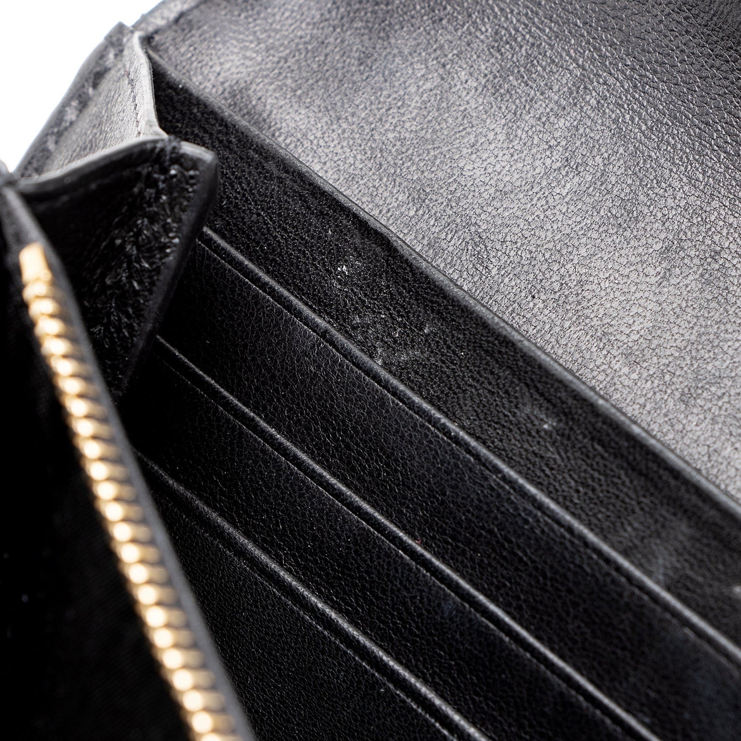 Saint Laurent Matalasse Calfskin Vicky Continental Wallet 22903