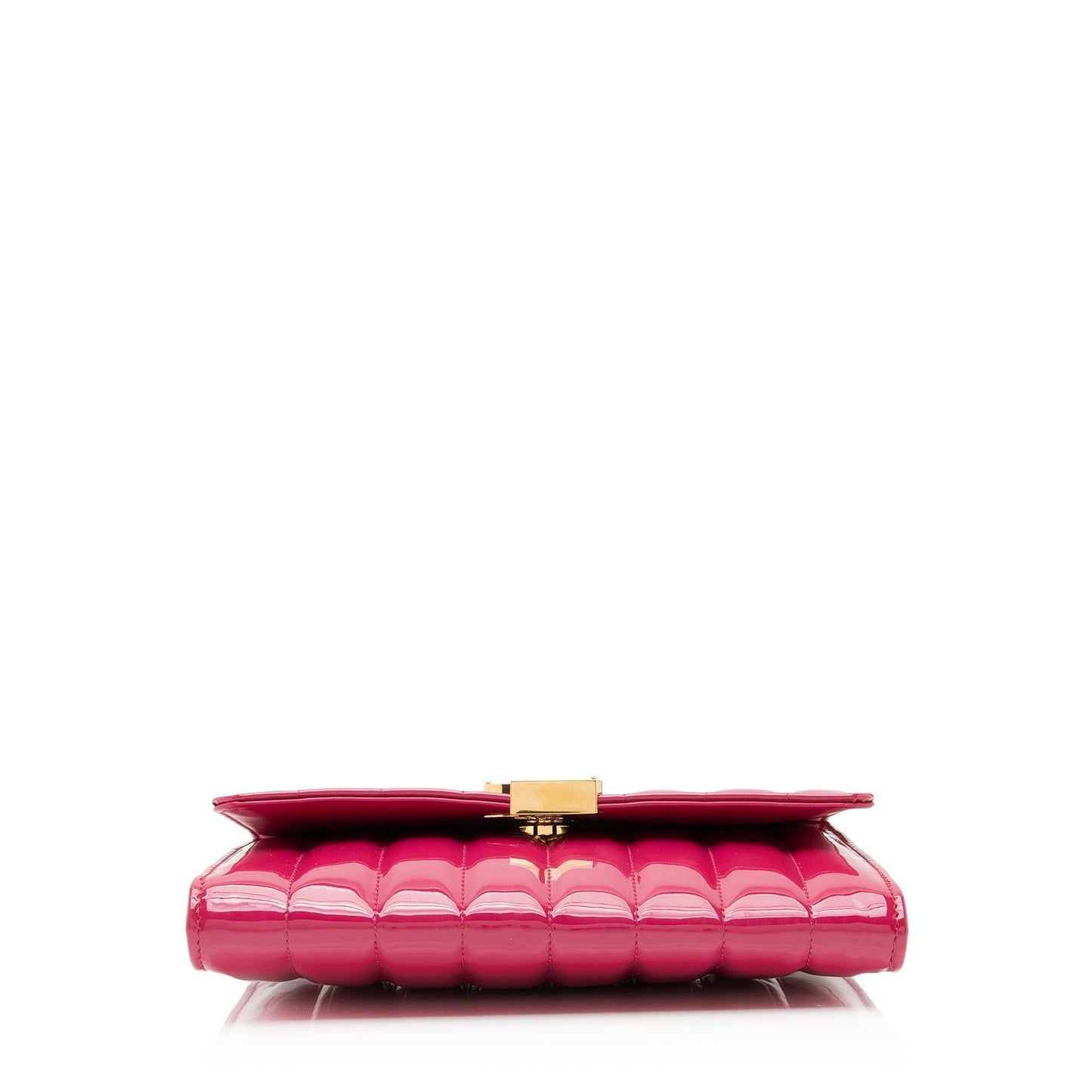 Saint Laurent Matalasse Patent Leather Monogram Vicky Chain Wallet GZpZIV