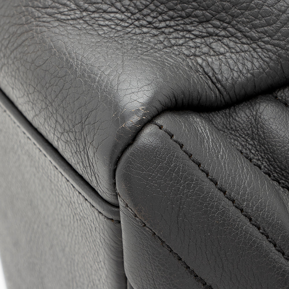 Saint Laurent Matelasse Calfskin Classic Monogram College Large Shoulder Bag 19141
