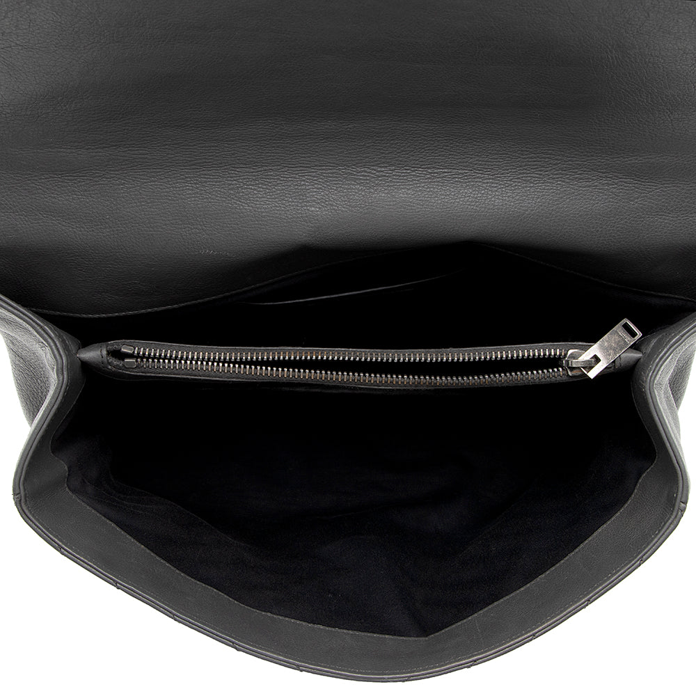 Saint Laurent Matelasse Calfskin Classic Monogram College Large Shoulder Bag 19141