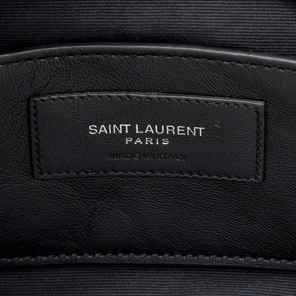 Saint Laurent Matelasse Calfskin Classic Monogram College Large Shoulder Bag 19141