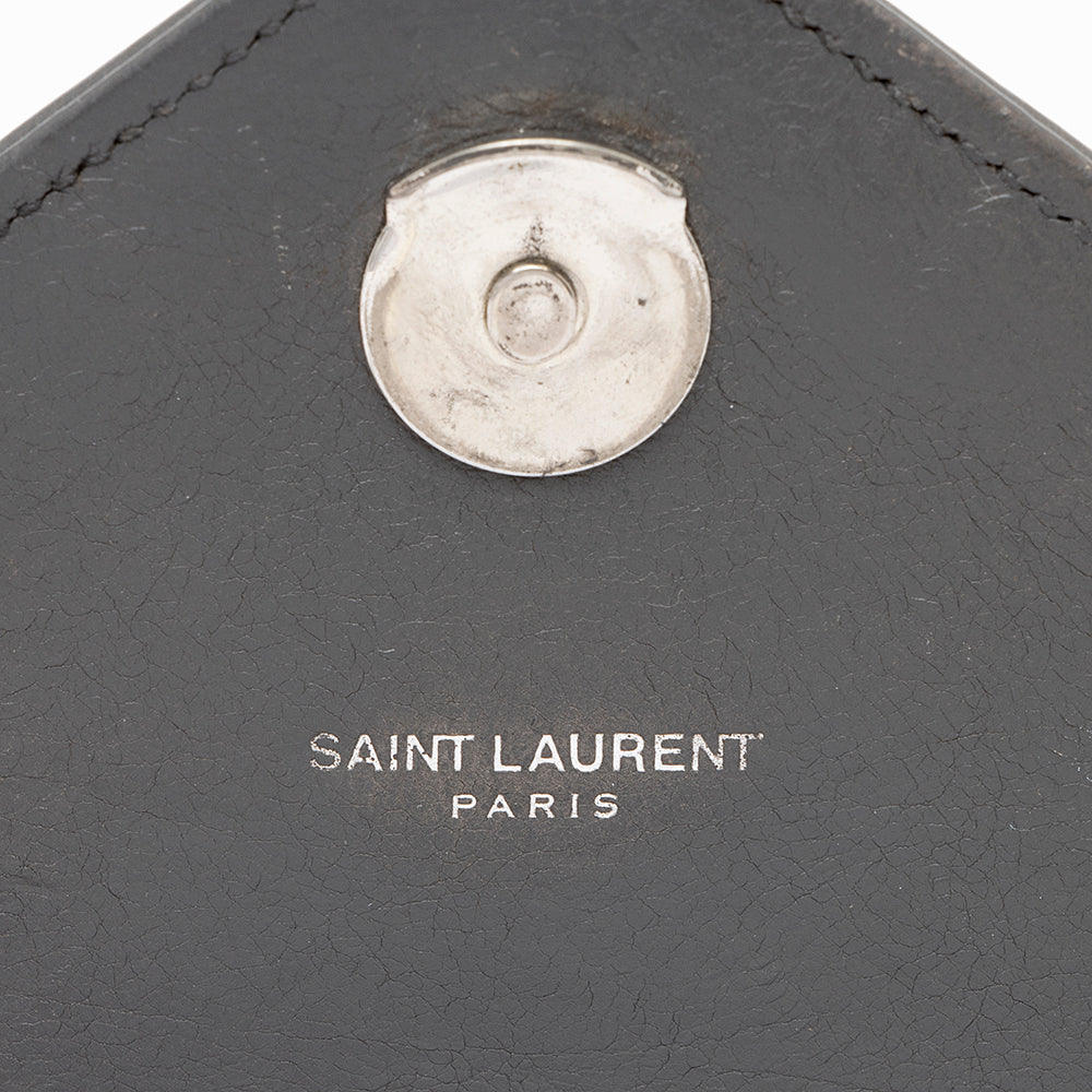 Saint Laurent Matelasse Calfskin Classic Monogram College Large Shoulder Bag 19141