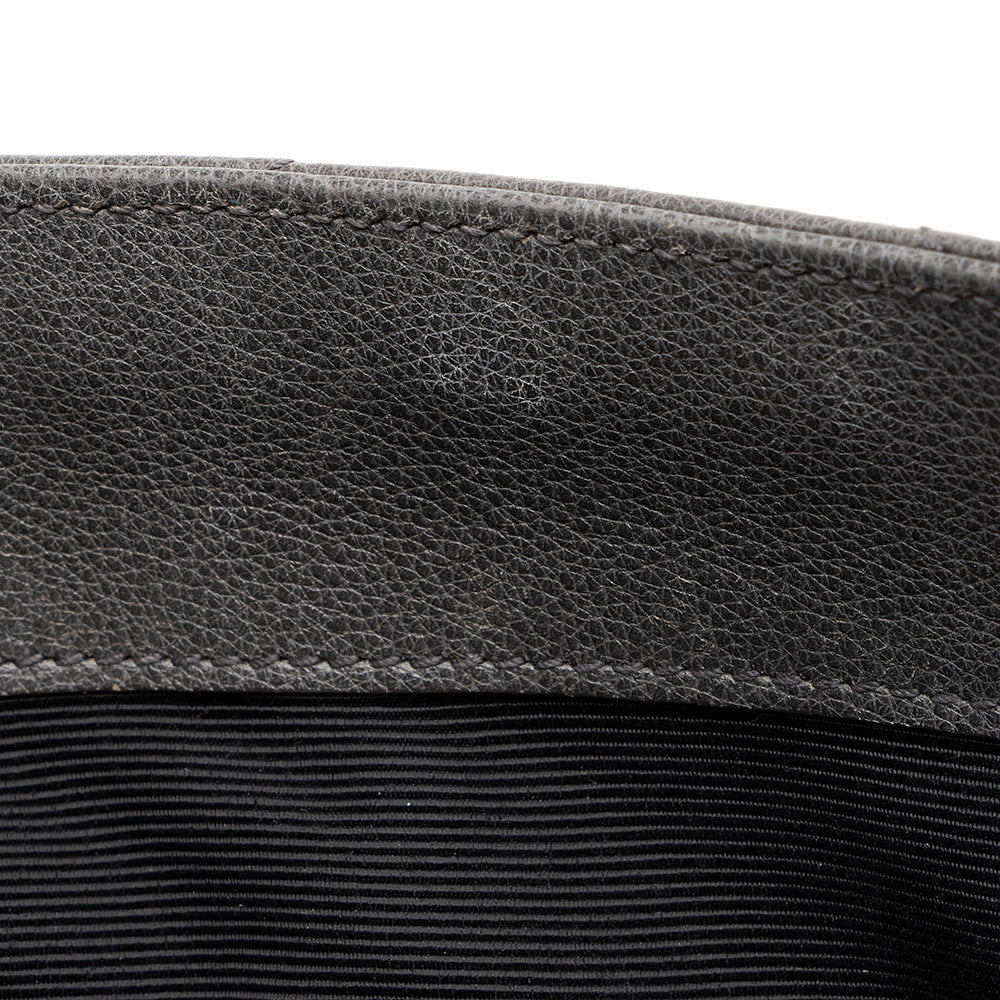 Saint Laurent Matelasse Calfskin Monogram College Large Shoulder Bag 19382