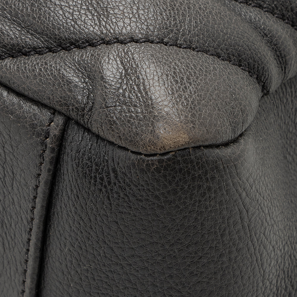 Saint Laurent Matelasse Calfskin Monogram College Large Shoulder Bag 19382