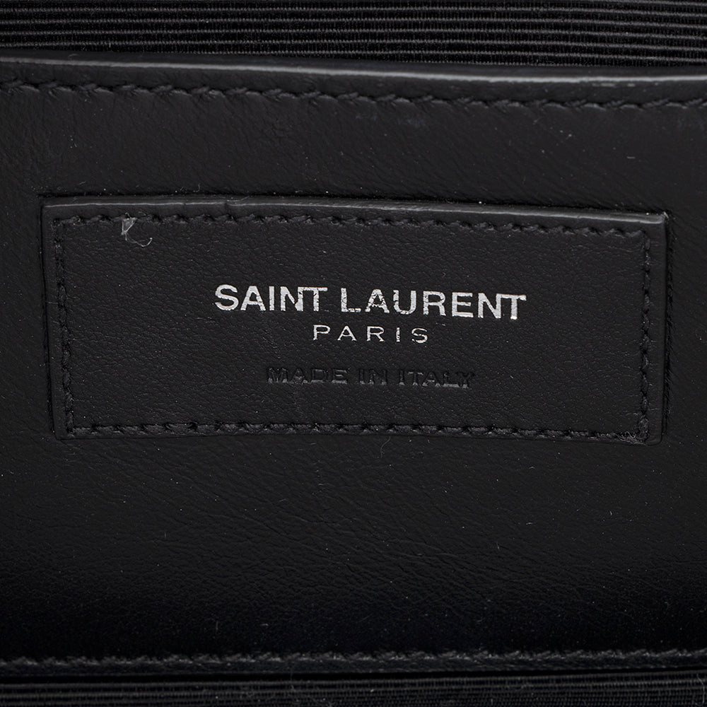 Saint Laurent Matelasse Calfskin Monogram College Large Shoulder Bag 19382