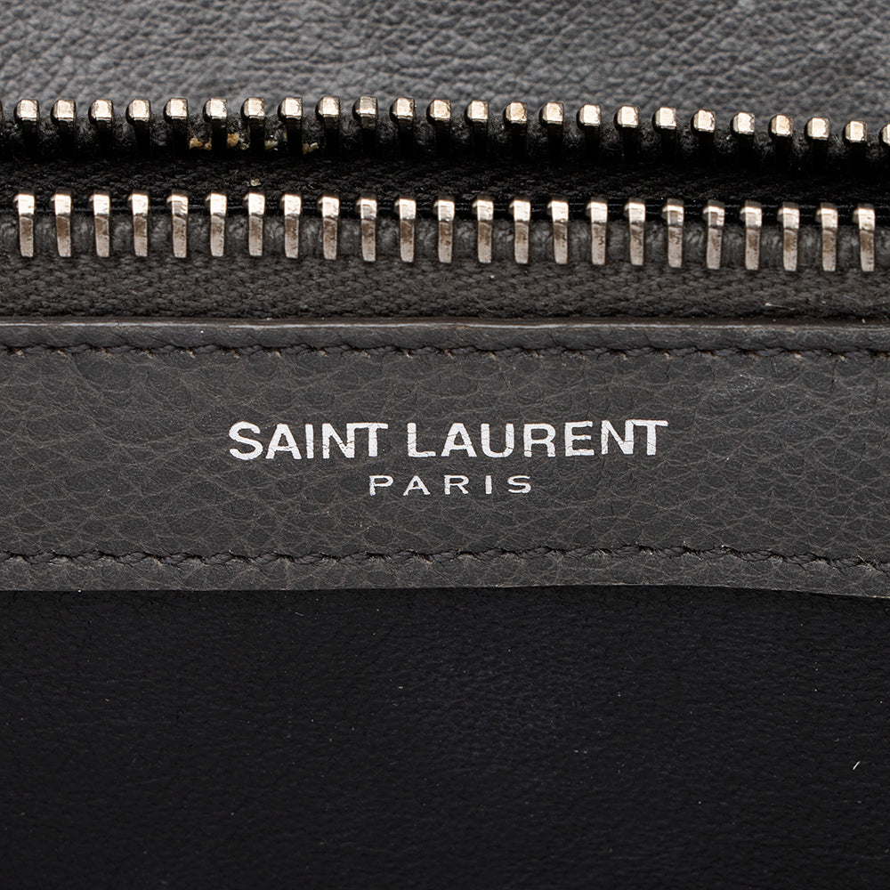 Saint Laurent Matelasse Calfskin Monogram College Large Shoulder Bag 19382