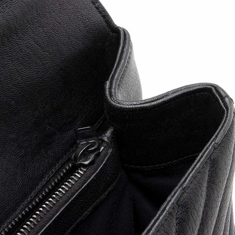 Saint Laurent Matelasse Calfskin Classic Monogram College Large Shoulder Bag 20904