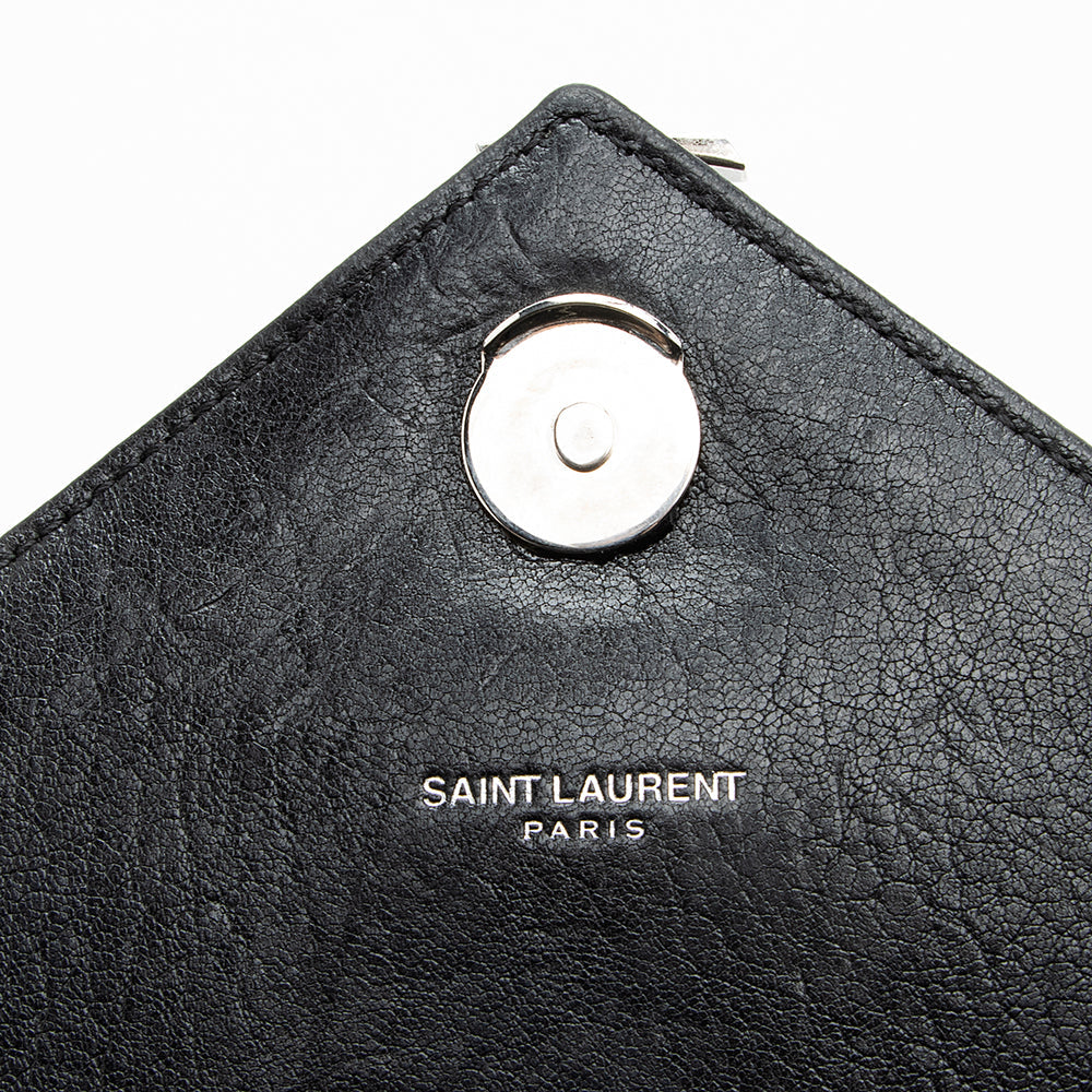 Saint Laurent Matelasse Calfskin Monogram Medium College Top Handle Bag 18909