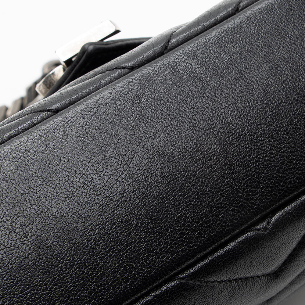 Saint Laurent Matelasse Calfskin Monogram Medium College Top Handle Bag 18909