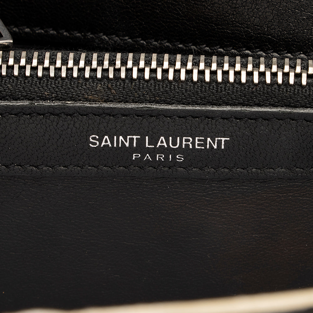 Saint Laurent Matelasse Calfskin Monogram Medium College Top Handle Bag 18909