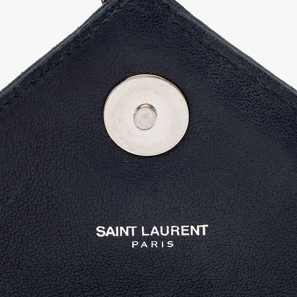 Saint Laurent Matelasse Calfskin Classic Monogram College Large Shoulder Bag 18581
