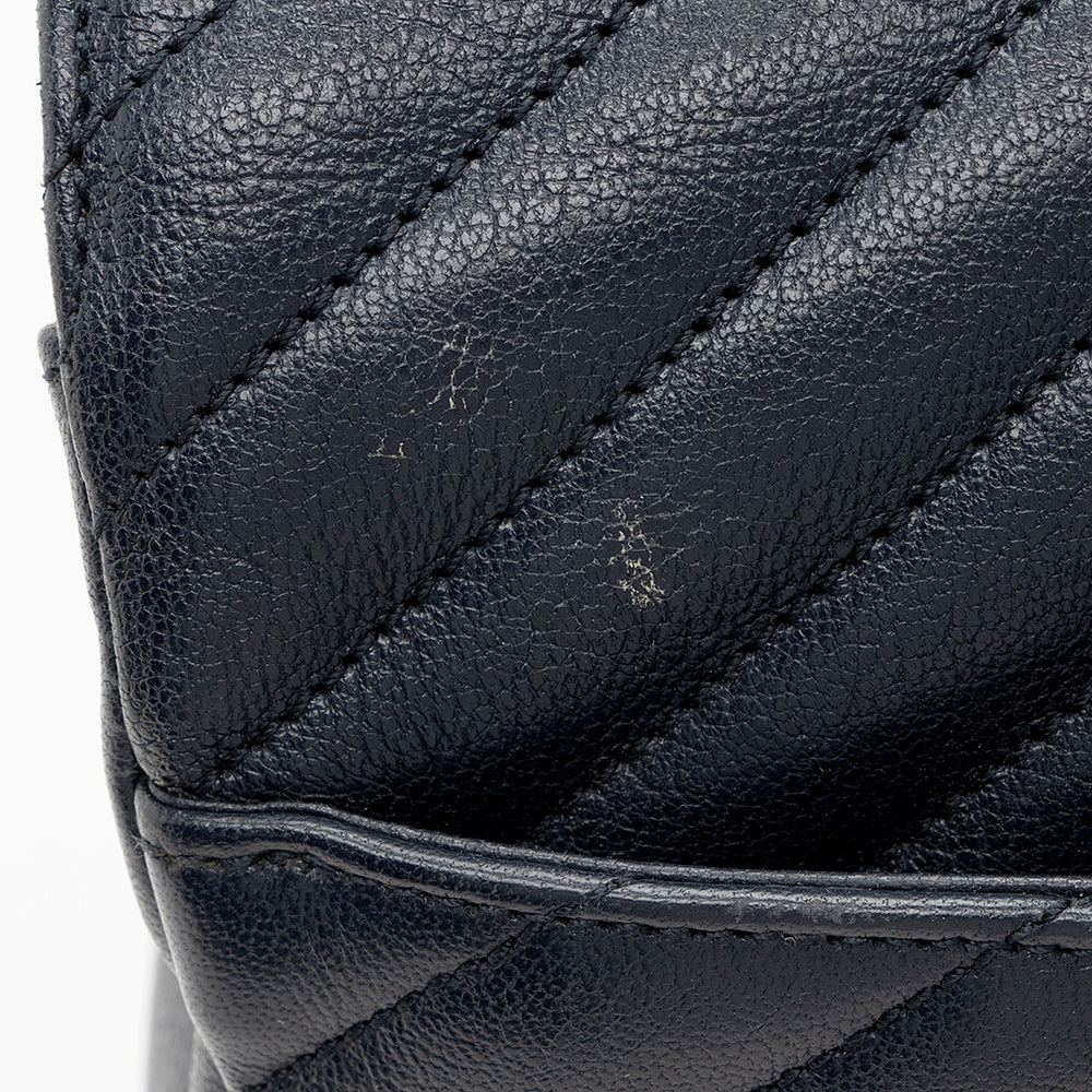 Saint Laurent Matelasse Calfskin Classic Monogram College Large Shoulder Bag 18581