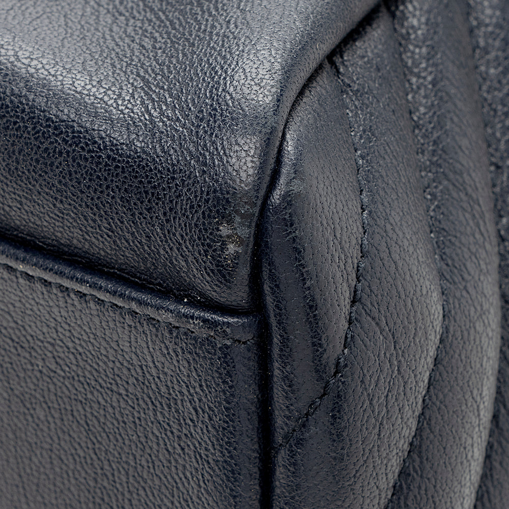 Saint Laurent Matelasse Calfskin Classic Monogram College Large Shoulder Bag 18581