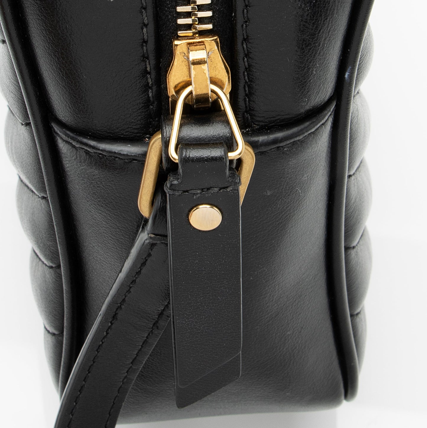 Saint Laurent Matelasse Calfskin Monogram Lou Camera Bag 23153