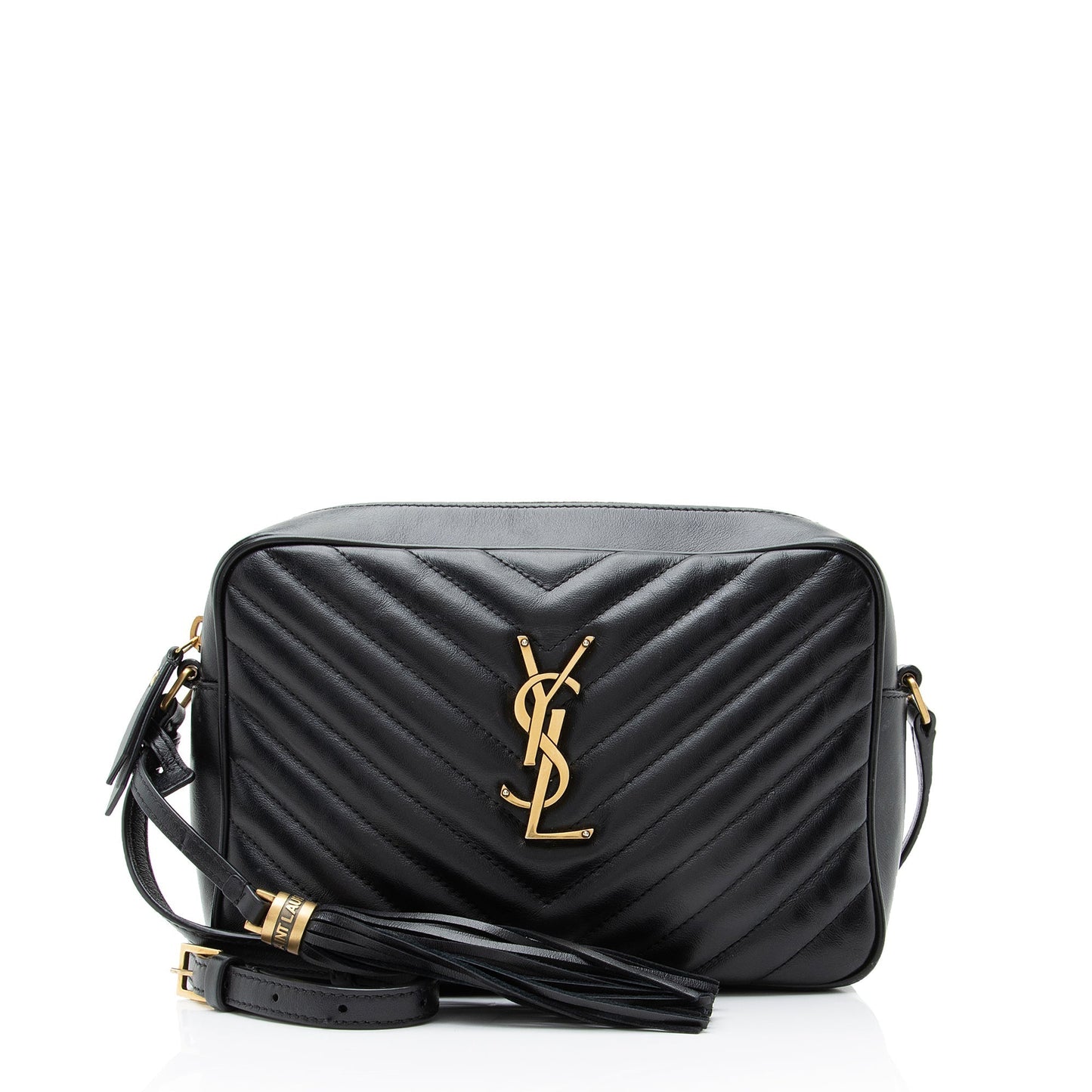Saint Laurent Matelasse Calfskin Monogram Lou Camera Bag 23153