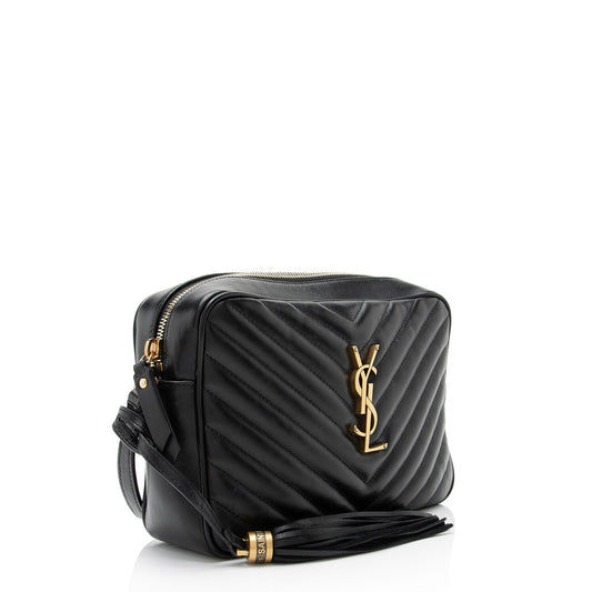 Saint Laurent Matelasse Calfskin Monogram Lou Camera Bag 23153