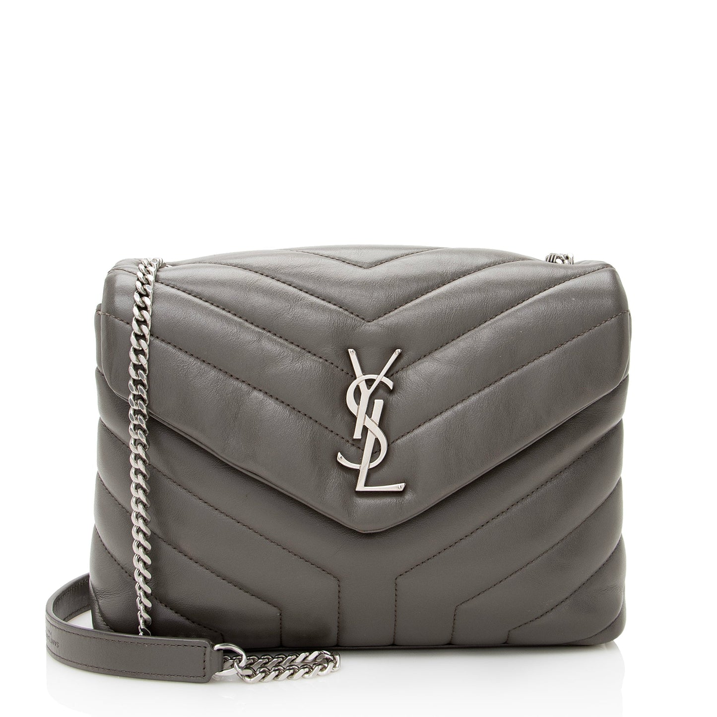 Saint Laurent Matelasse Calfskin LouLou Chain Small Crossbody Bag 22723