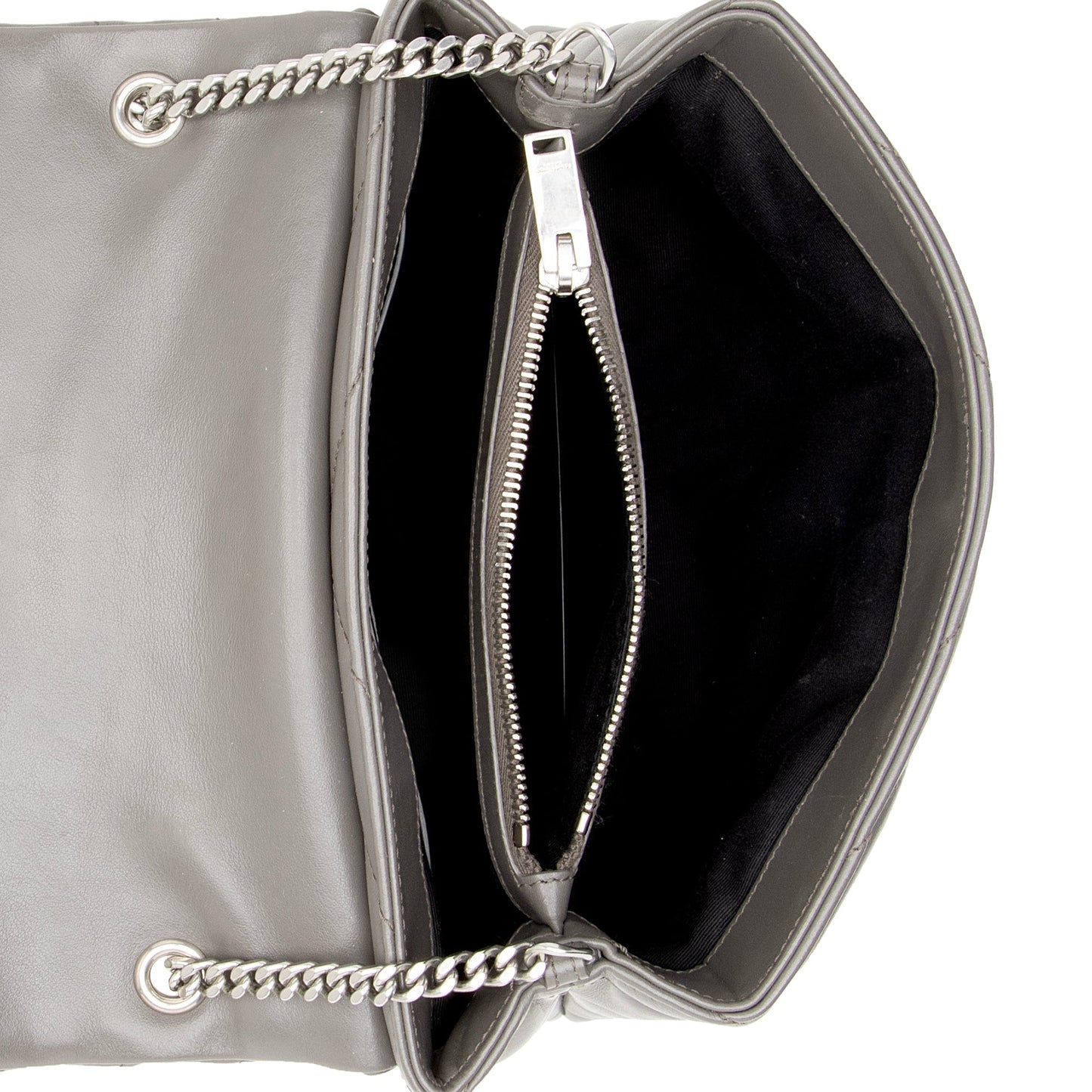 Saint Laurent Matelasse Calfskin LouLou Chain Small Crossbody Bag 22723