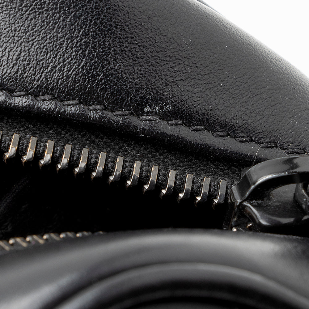 Saint Laurent Matelasse Calfskin Matte Black Lou Camera Bag - FINAL SALE 20006