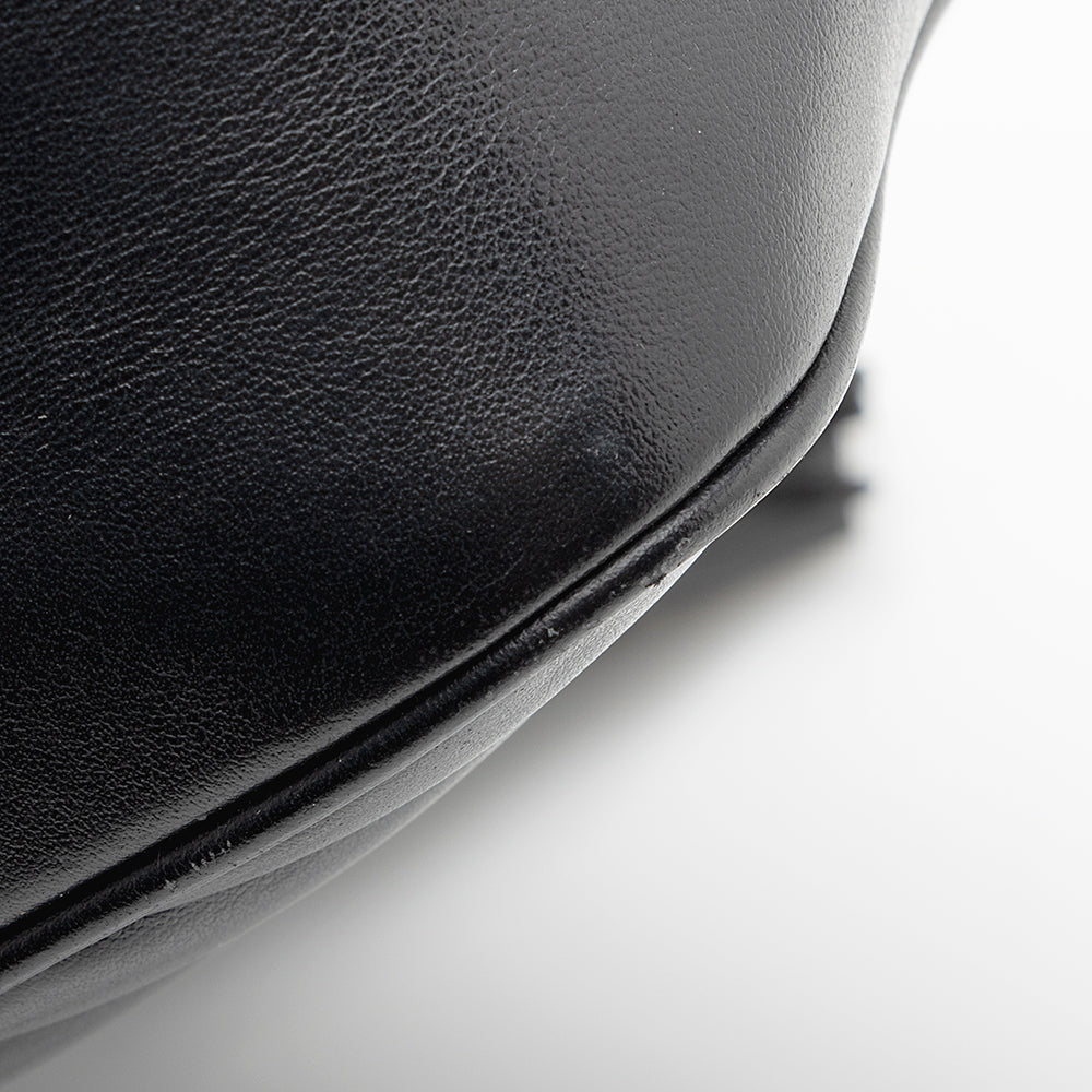 Saint Laurent Matelasse Calfskin Matte Black Lou Camera Bag - FINAL SALE 20006