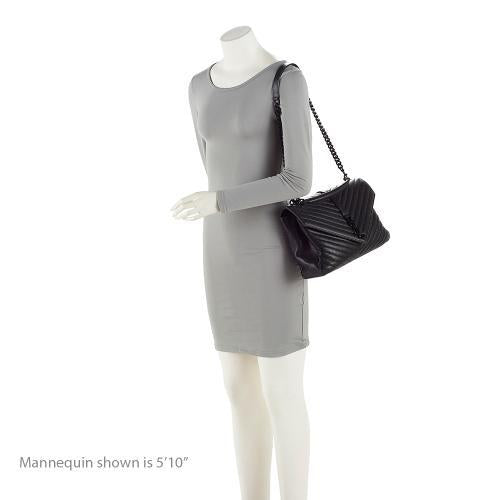 Saint Laurent Matelasse Calfskin Monogram College Large Shoulder Bag NTG48D