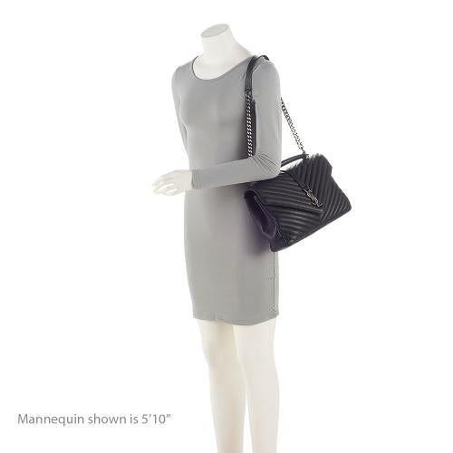 Saint Laurent Matelasse Calfskin Monogram College Large Shoulder Bag 6MZ4bL