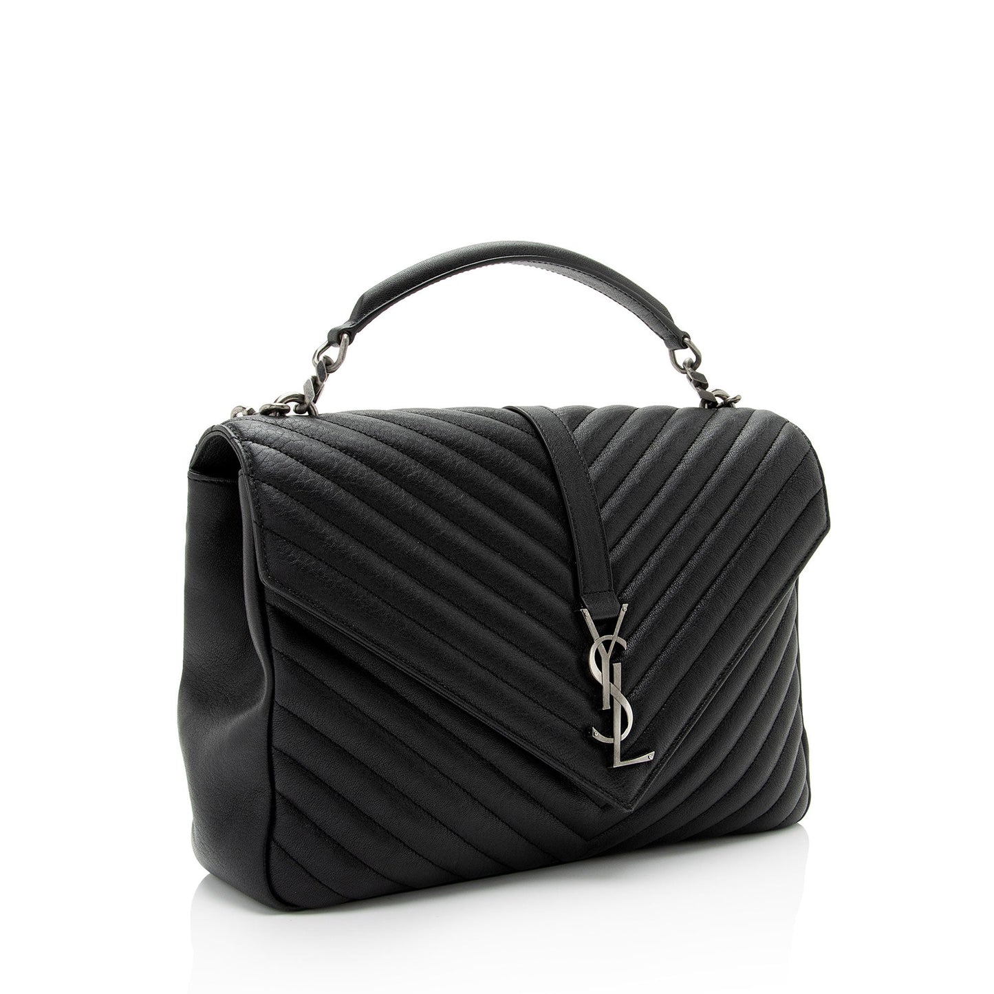 Saint Laurent Matelasse Calfskin Monogram College Large Shoulder Bag 6MZ4bL