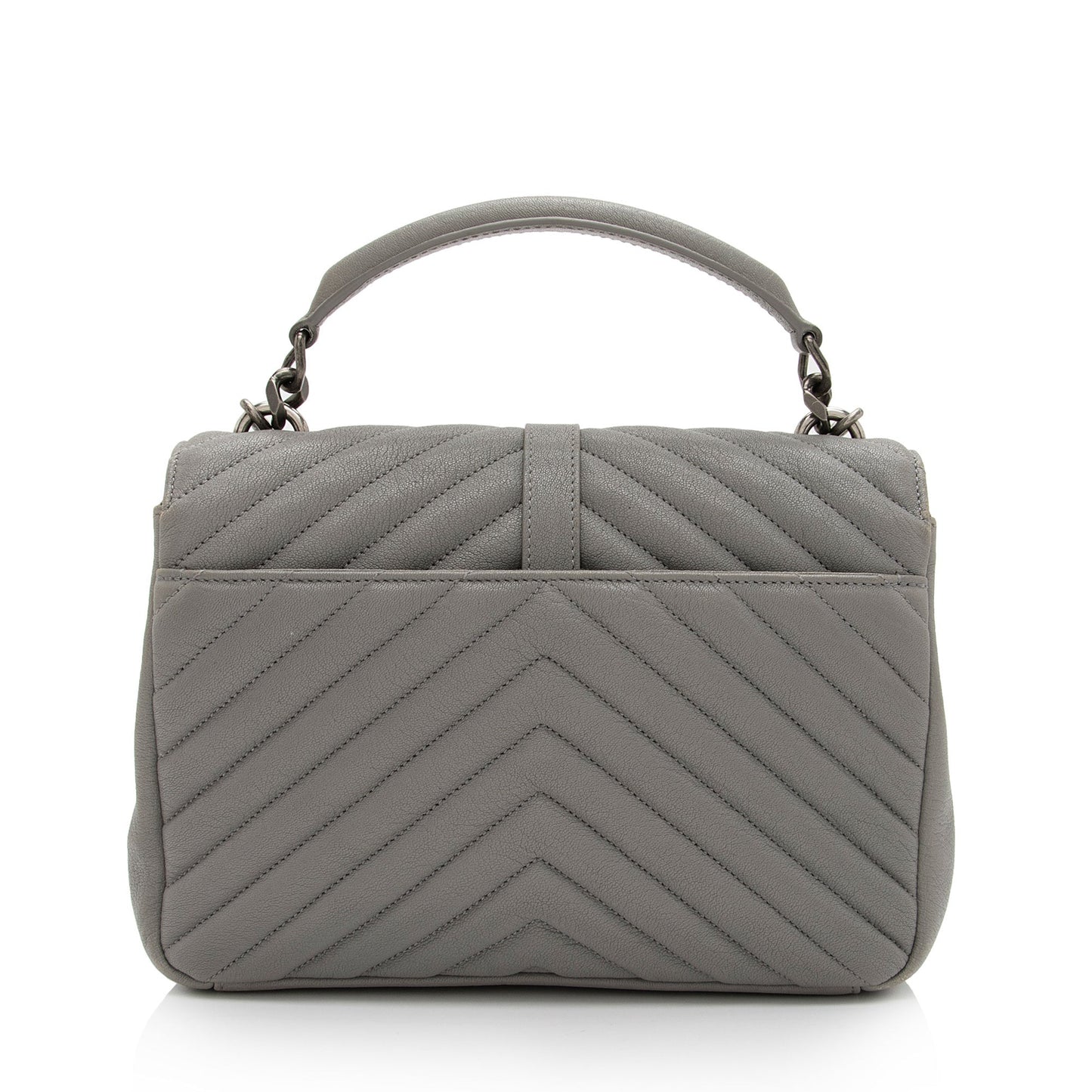 Saint Laurent Matelasse Calfskin Monogram College Medium Shoulder Bag 2L8Nyw