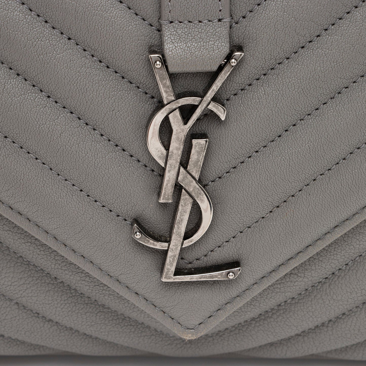 Saint Laurent Matelasse Calfskin Monogram College Medium Shoulder Bag 2L8Nyw