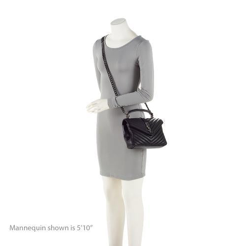 Saint Laurent Matelasse Calfskin Monogram College Medium Shoulder Bag 1hq9qs
